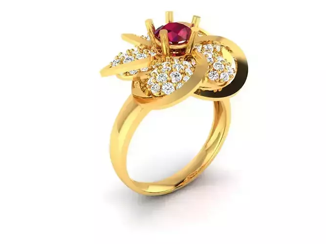 Women Ring  Render 3dm STL OBJ FBX Details