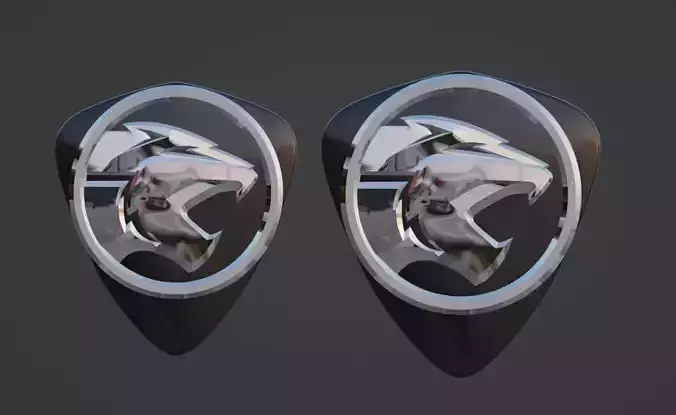 New Car Logo Emblem for Proton Saga BLM FL FLX 3D print model