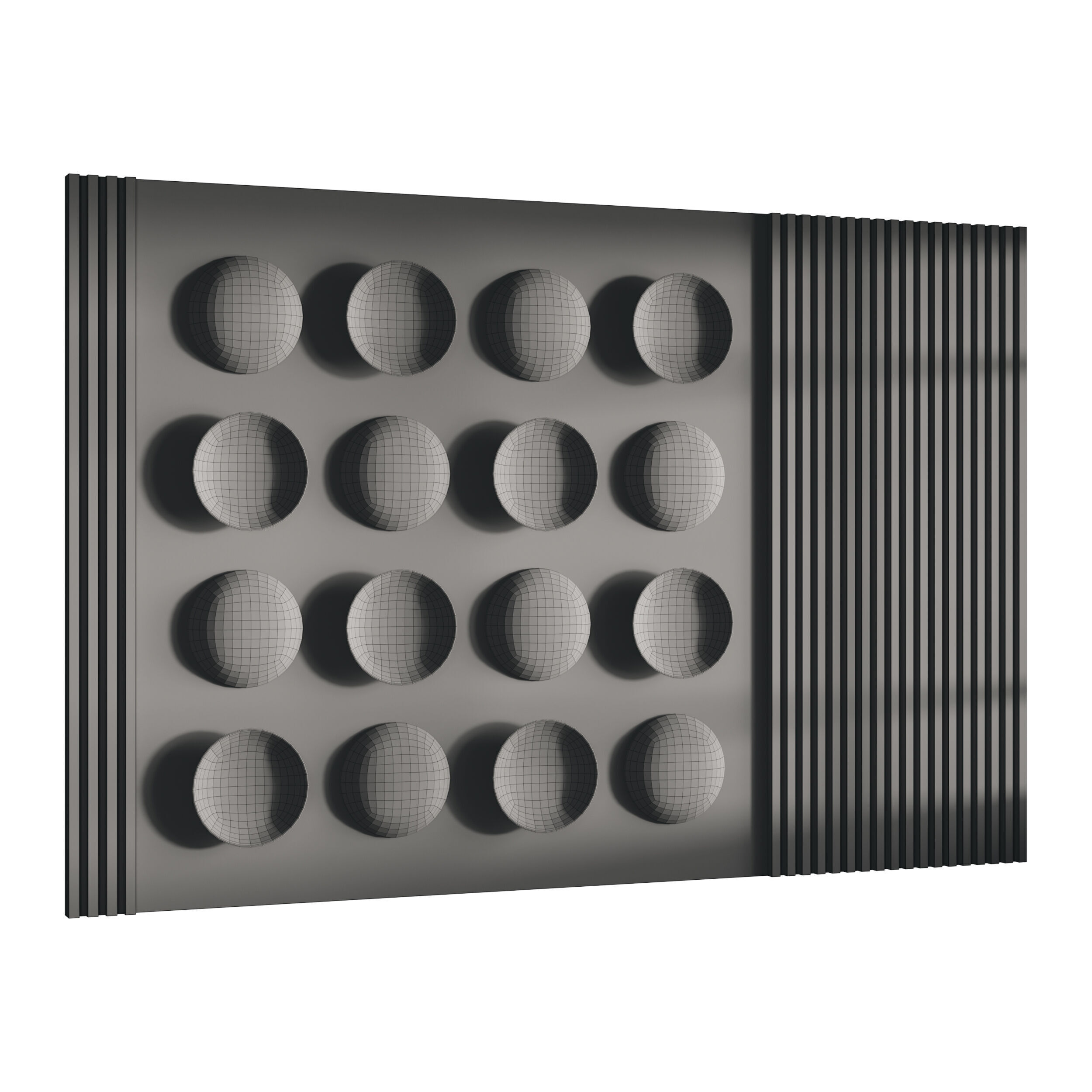 3d Wall Panel 2 Headboard 3D model_13