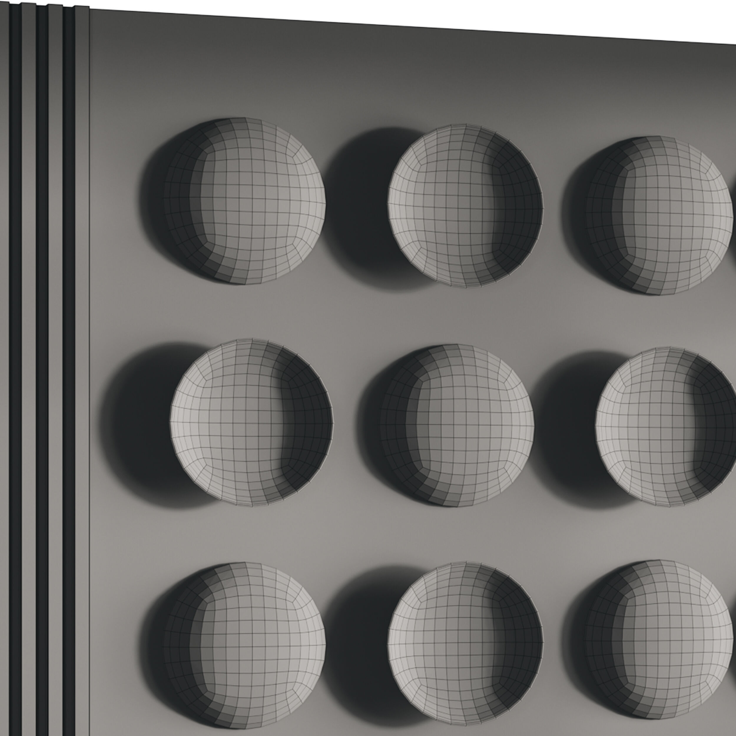 3d Wall Panel 2 Headboard 3D model_14