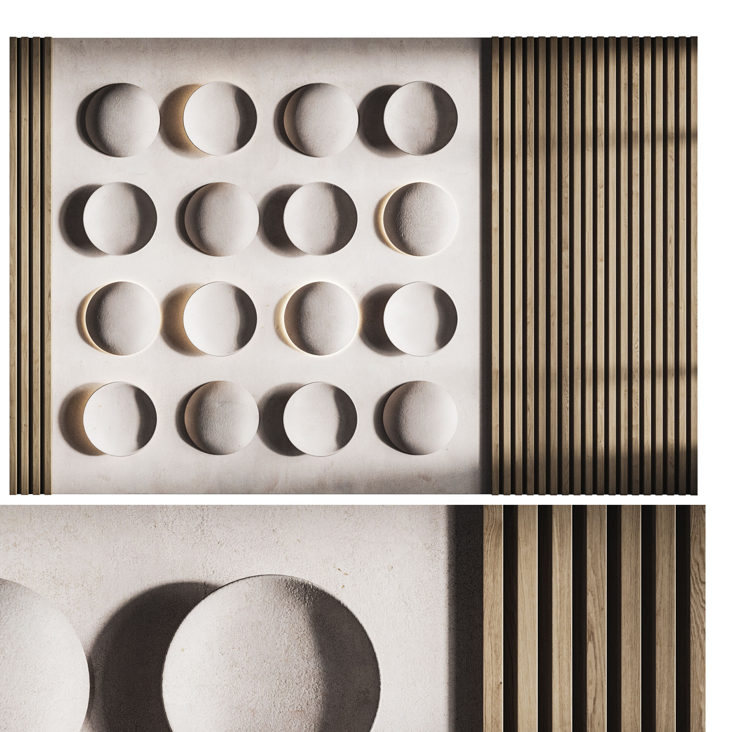 3d Wall Panel 2 Headboard 3D model_3