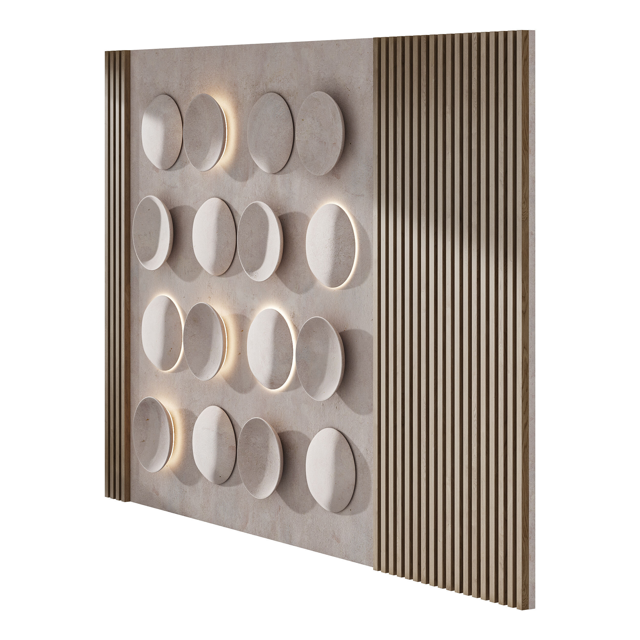 3d Wall Panel 2 Headboard 3D model_4