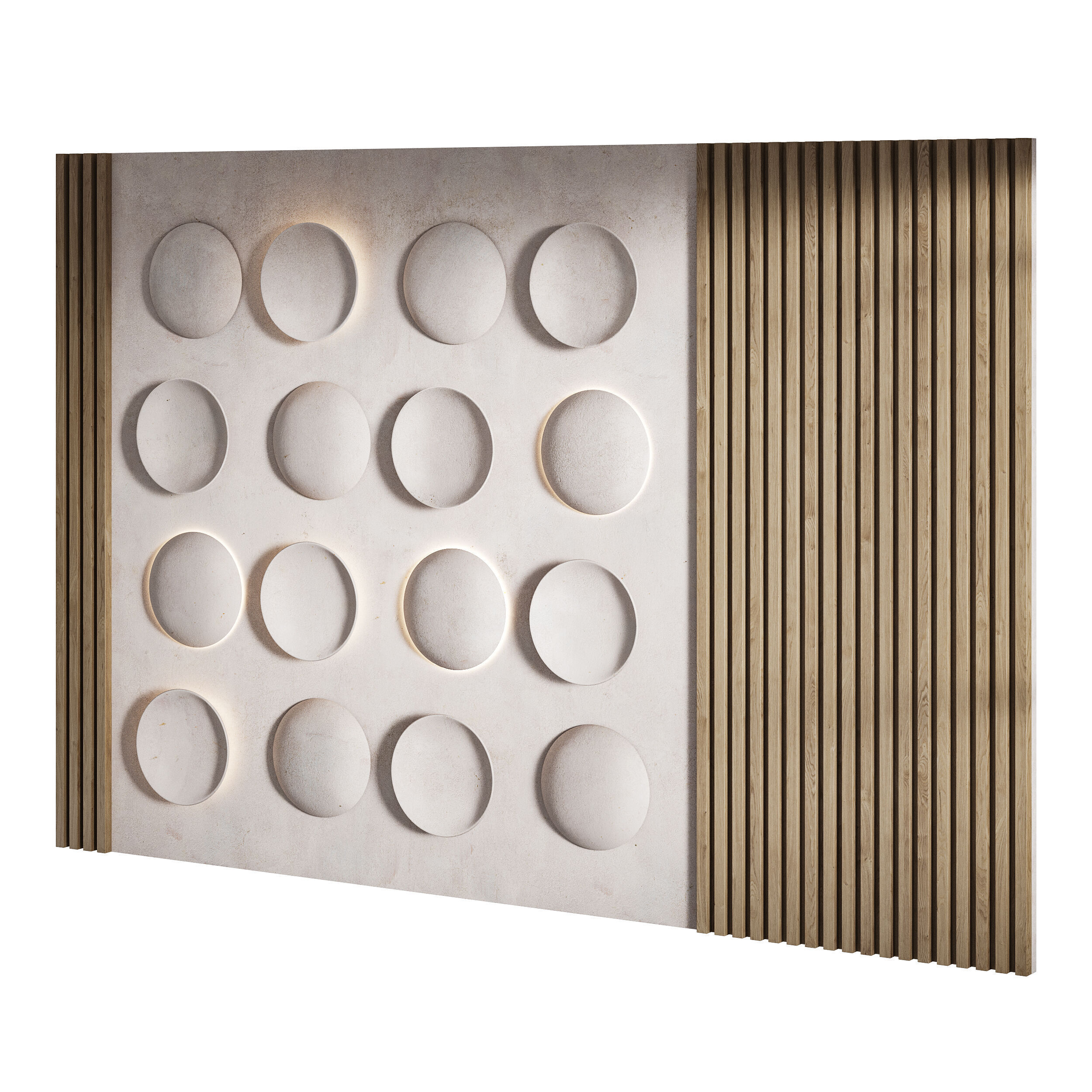 3d Wall Panel 2 Headboard 3D model_1