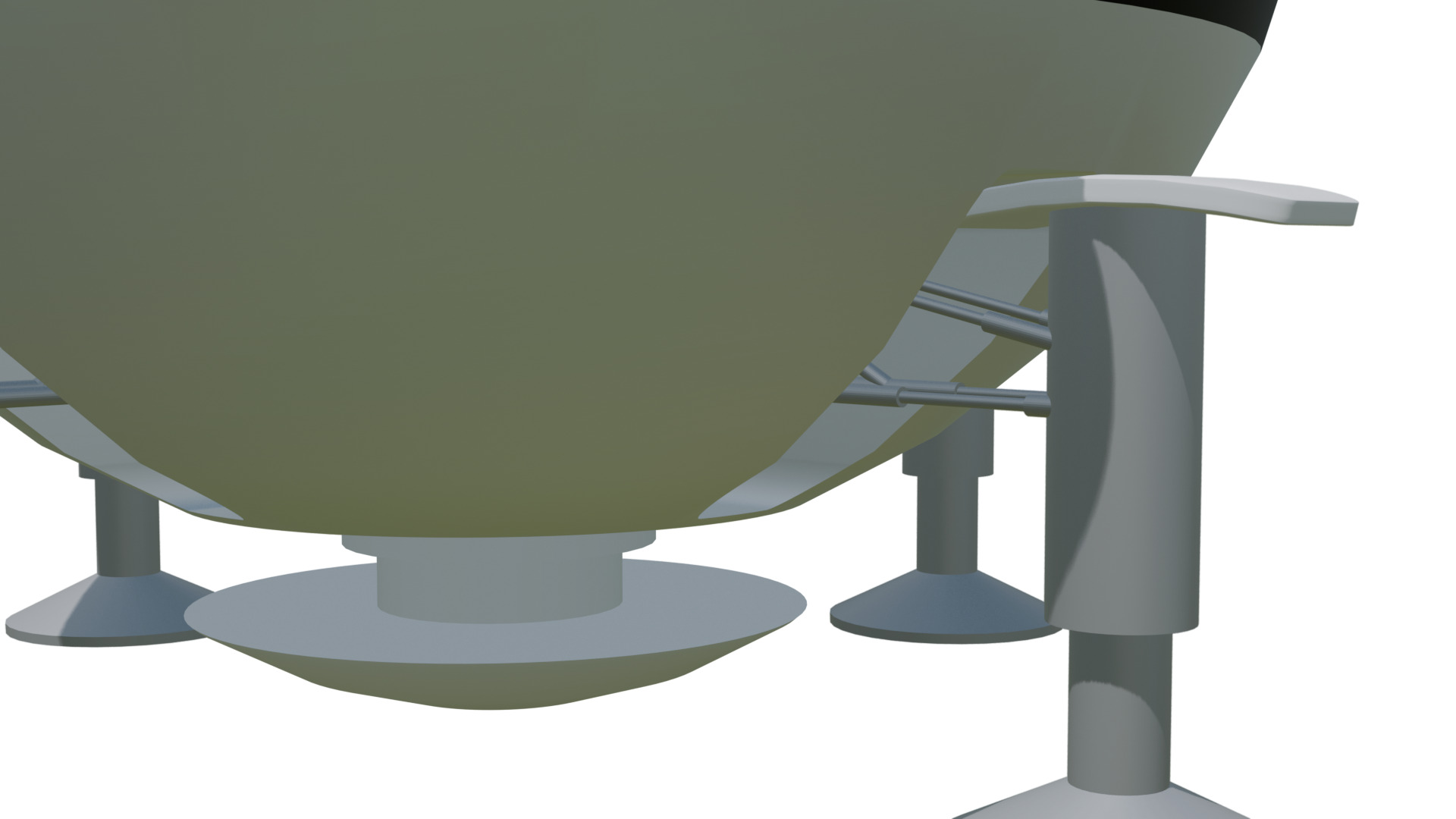 Dragon ball z Capsule corp spaceship 3D model_9