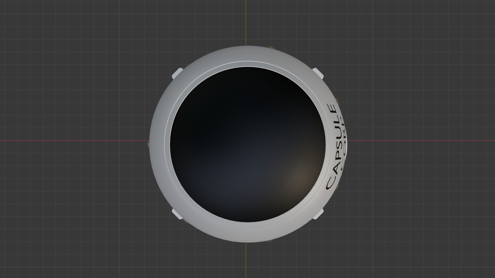 Dragon ball z Capsule corp spaceship 3D model_4