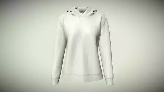 Girls Hoodie-Mint Lemon In Low Poly