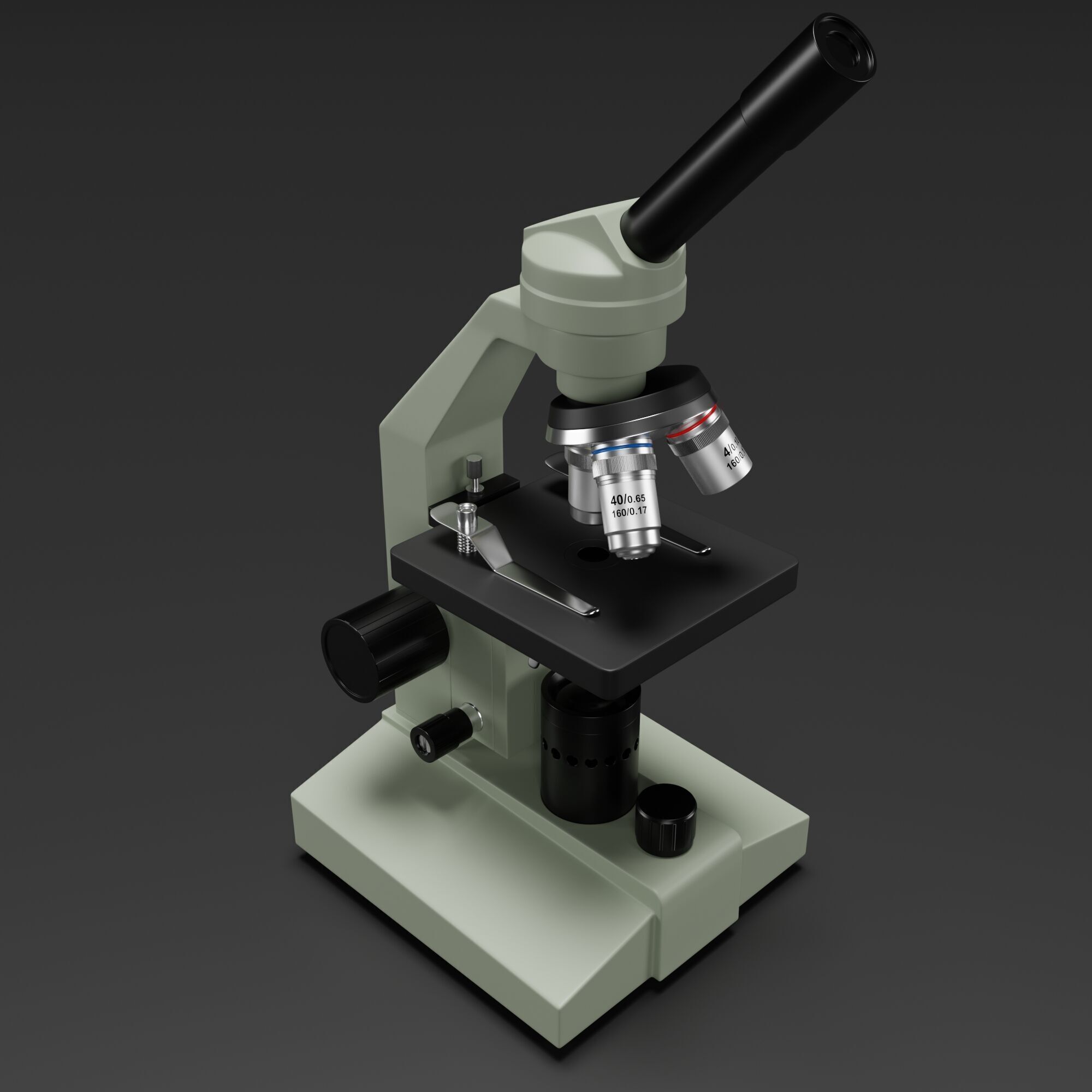 Microscope 3D model_1