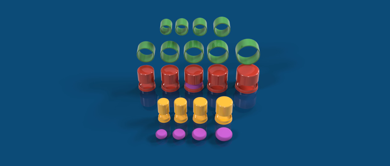 Bath Bombs Solid Shampoo Soap press mold 3D print model_4