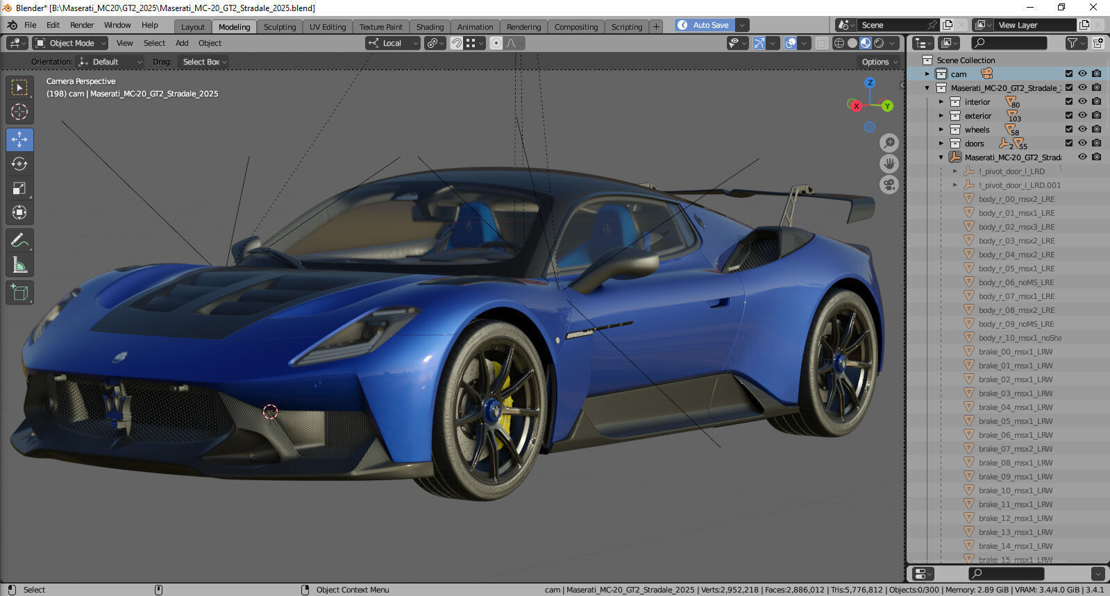 Maserati GT2 Stradale 2025 3D model_41