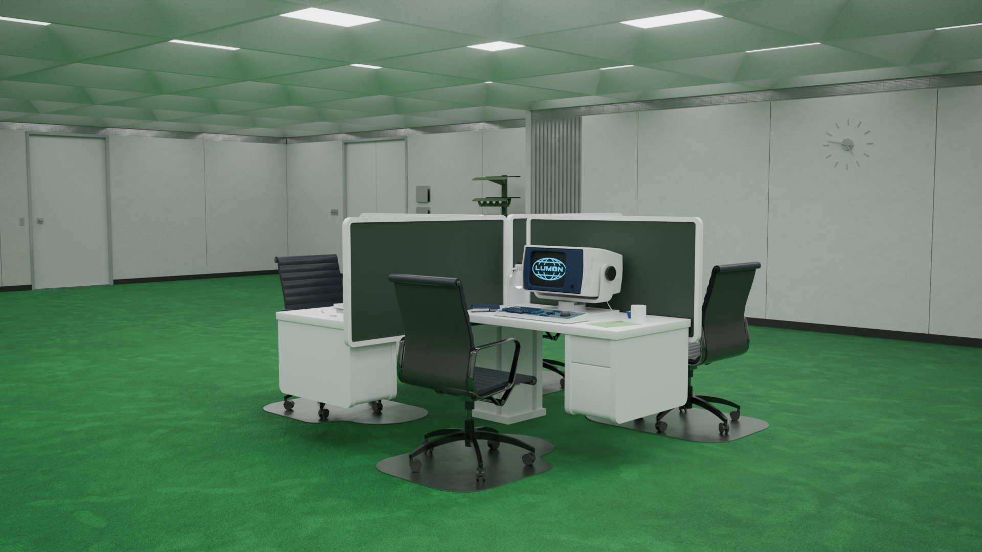 Severance Office 3D model_5