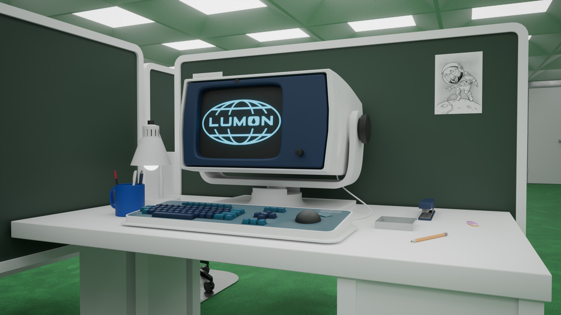 Severance Office 3D model_14