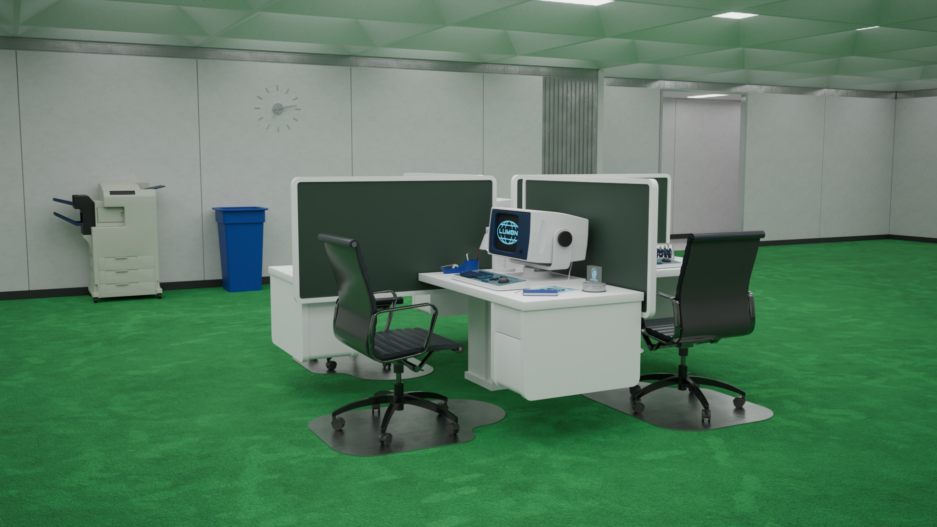 Severance Office 3D model_2