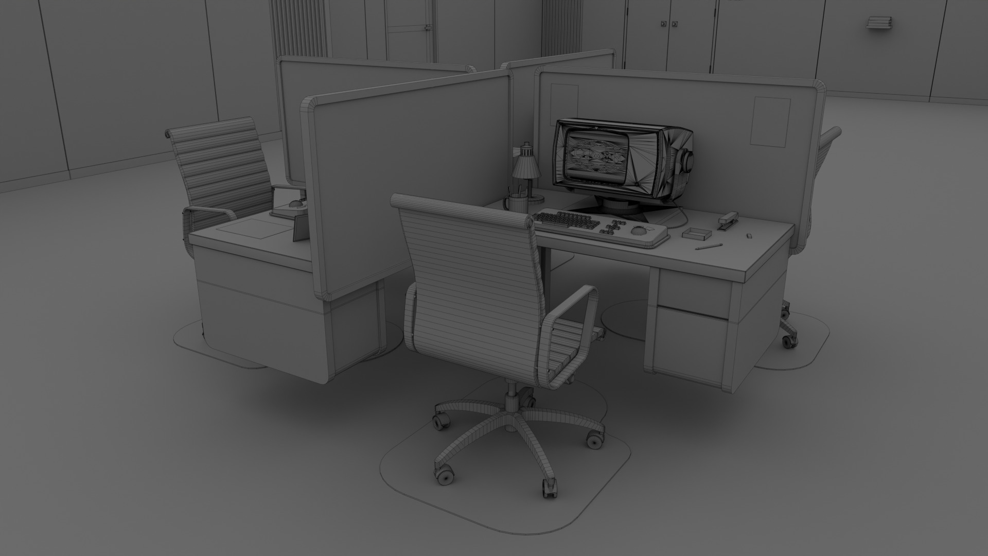 Severance Office 3D model_19