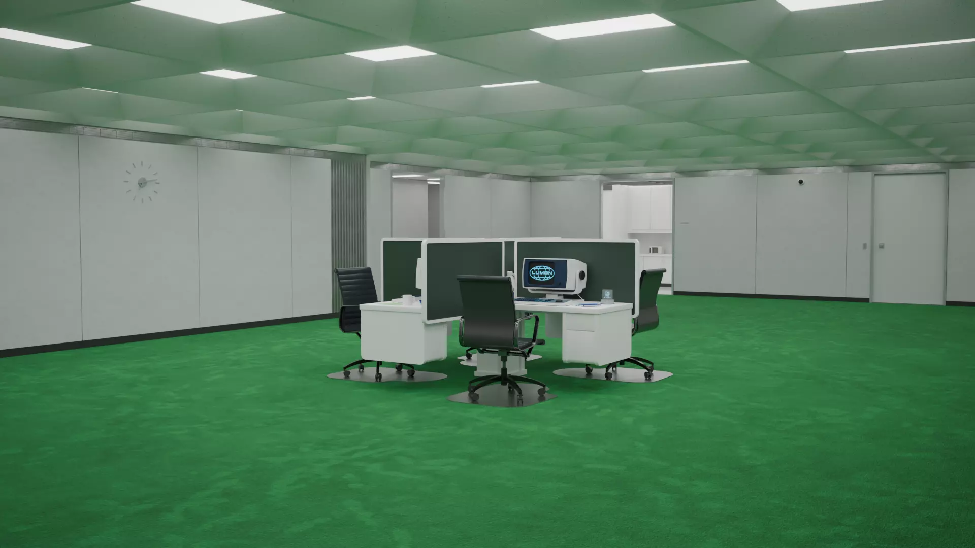 Severance Office 3D model_0