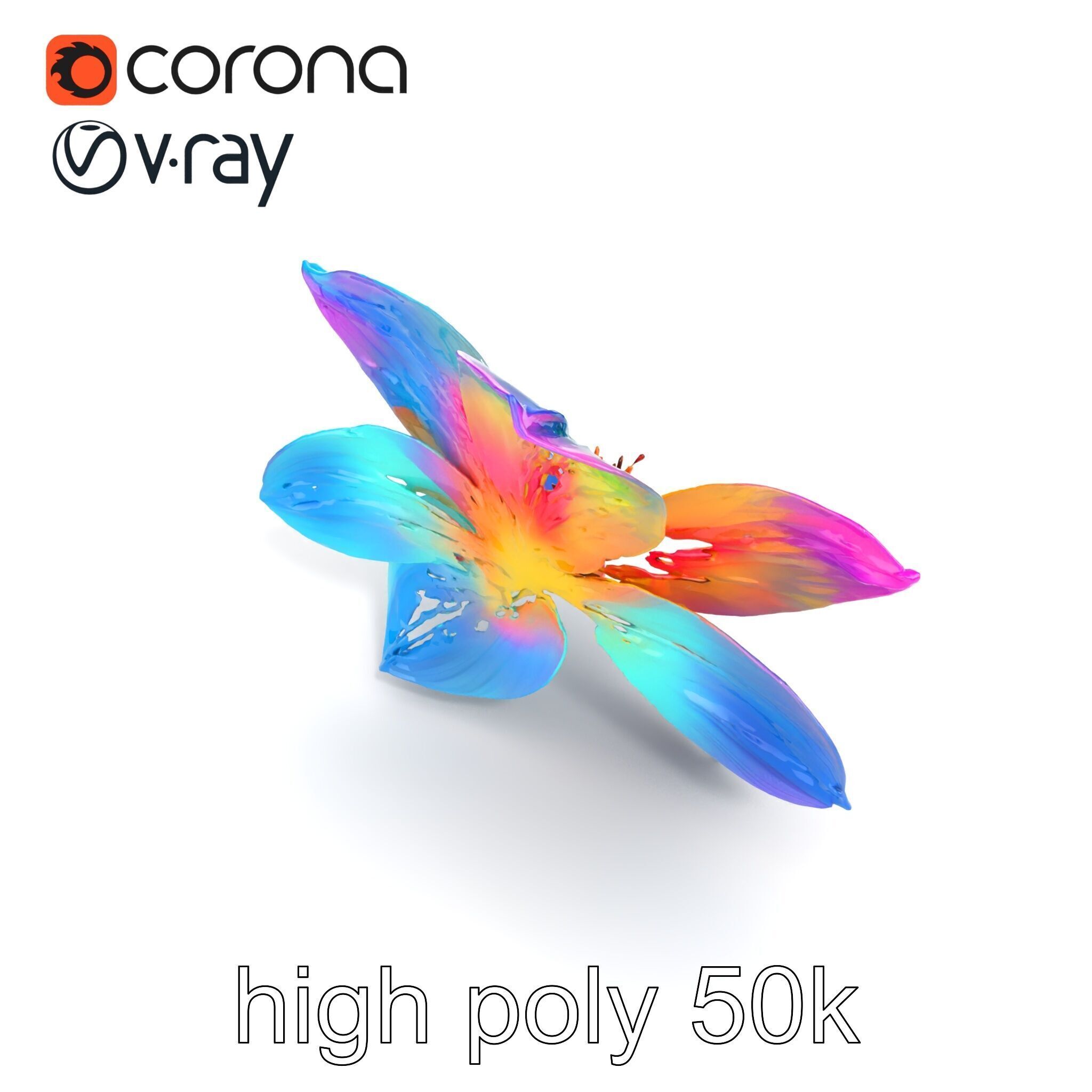 Mythical Phoenix Motif Treasure Chest model pack Low-poly 3D model_26