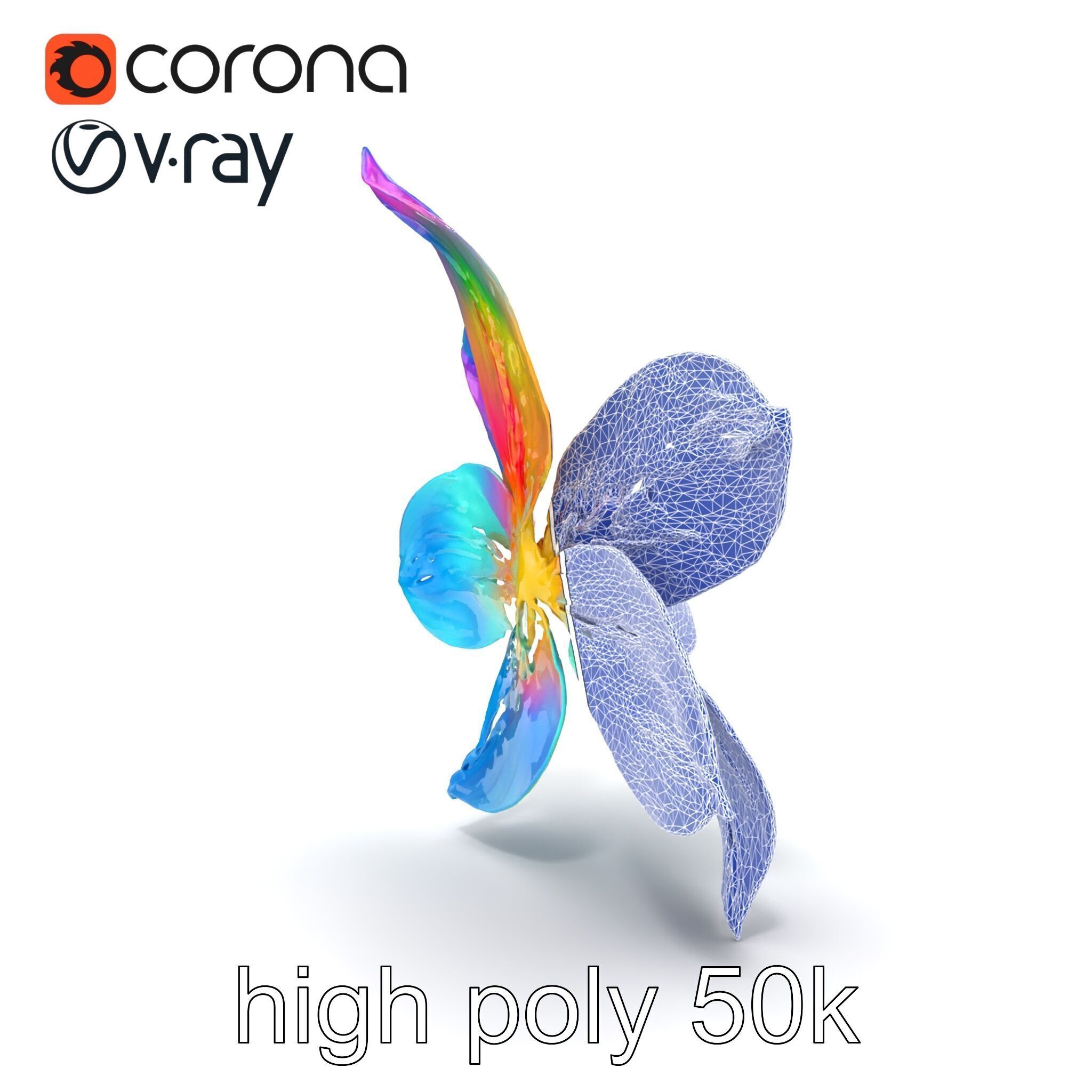 Mythical Phoenix Motif Treasure Chest model pack Low-poly 3D model_19