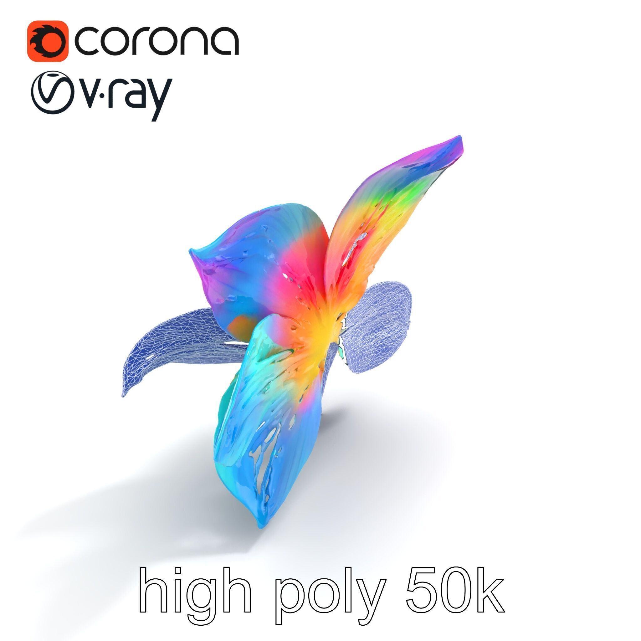 Mythical Phoenix Motif Treasure Chest model pack Low-poly 3D model_25