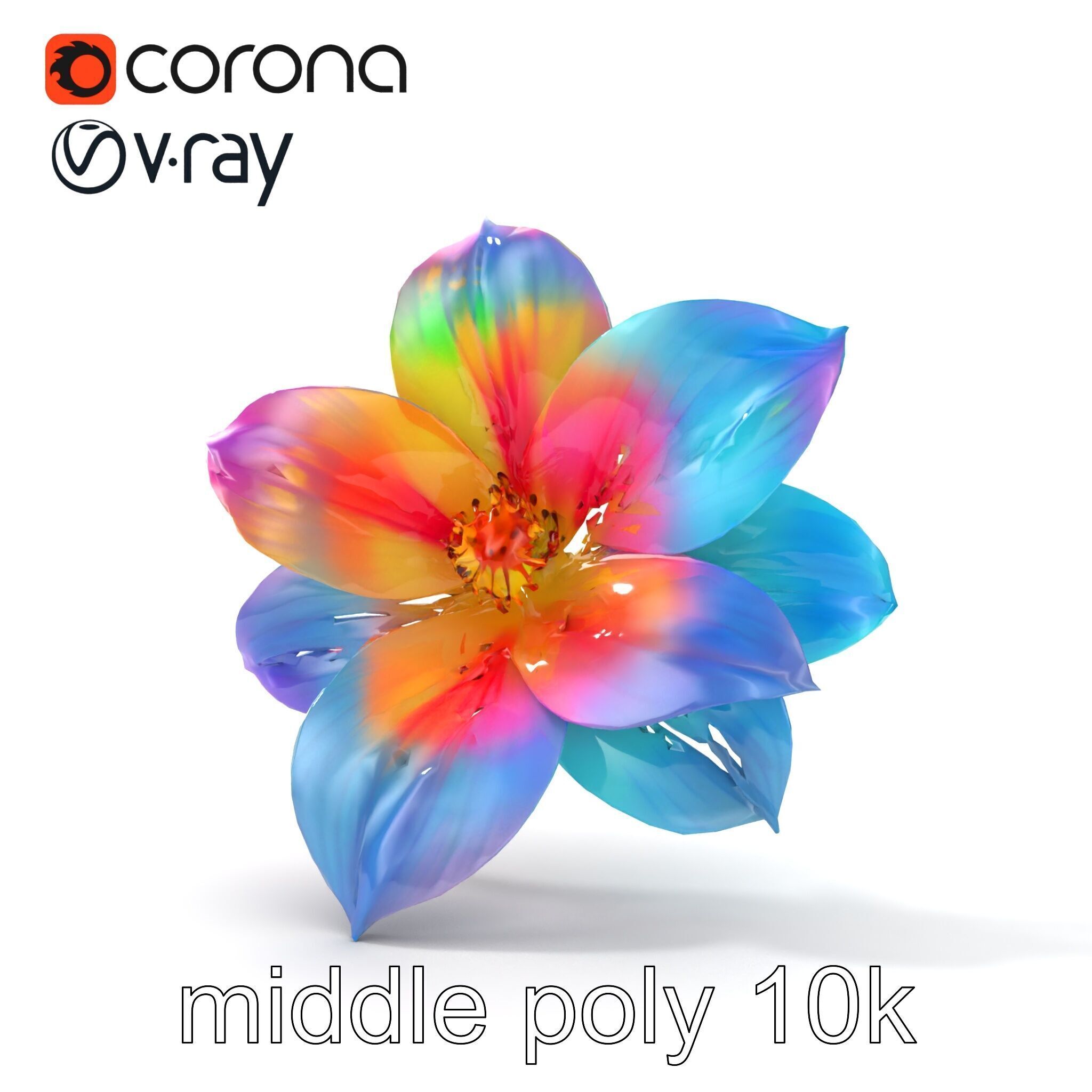 Mythical Phoenix Motif Treasure Chest model pack Low-poly 3D model_32