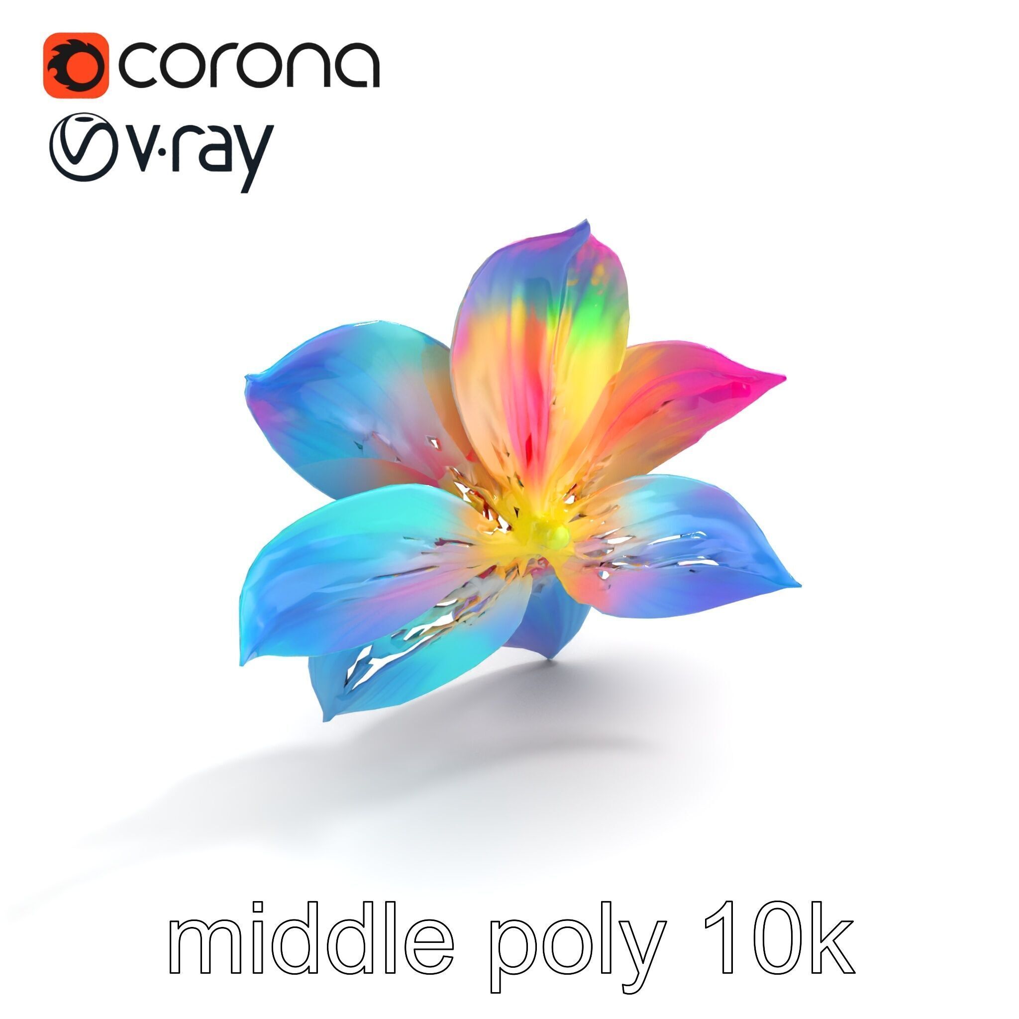 Mythical Phoenix Motif Treasure Chest model pack Low-poly 3D model_8