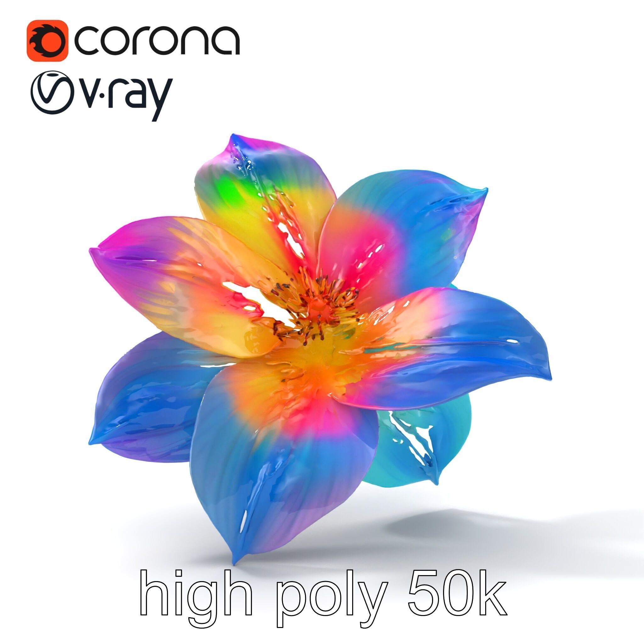 Mythical Phoenix Motif Treasure Chest model pack Low-poly 3D model_27