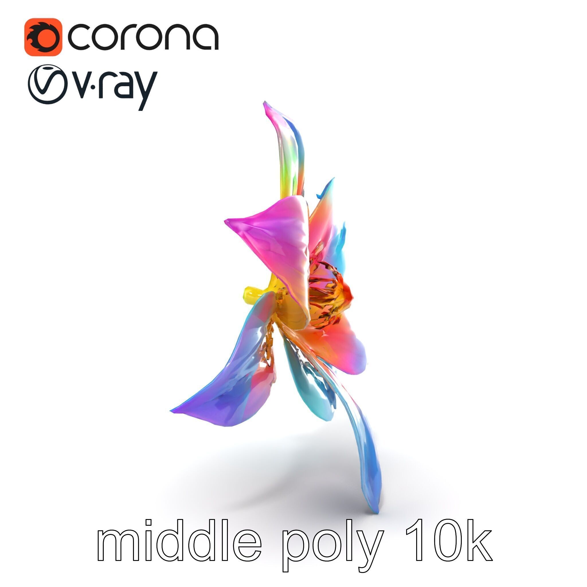 Mythical Phoenix Motif Treasure Chest model pack Low-poly 3D model_30