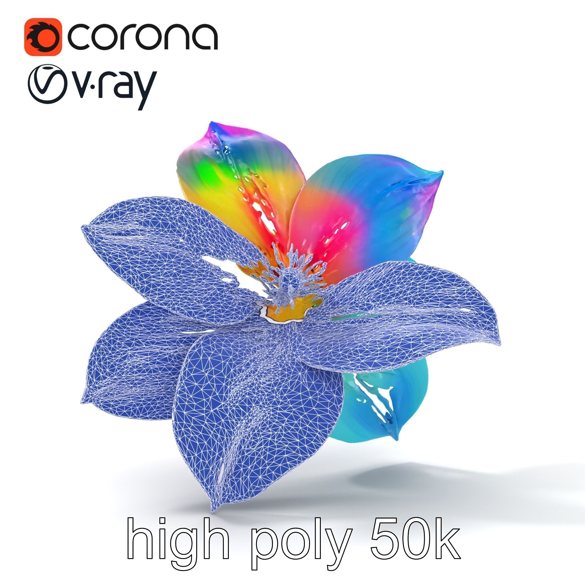 Mythical Phoenix Motif Treasure Chest model pack Low-poly 3D model_31