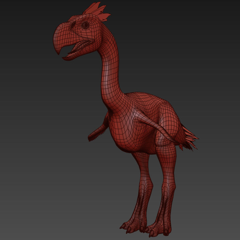 Terror Bird Phorusrhacos 3d model 3D model_15