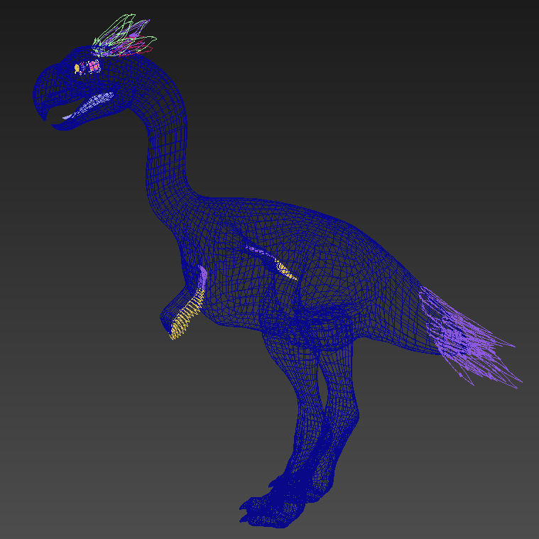 Terror Bird Phorusrhacos 3d model 3D model_18