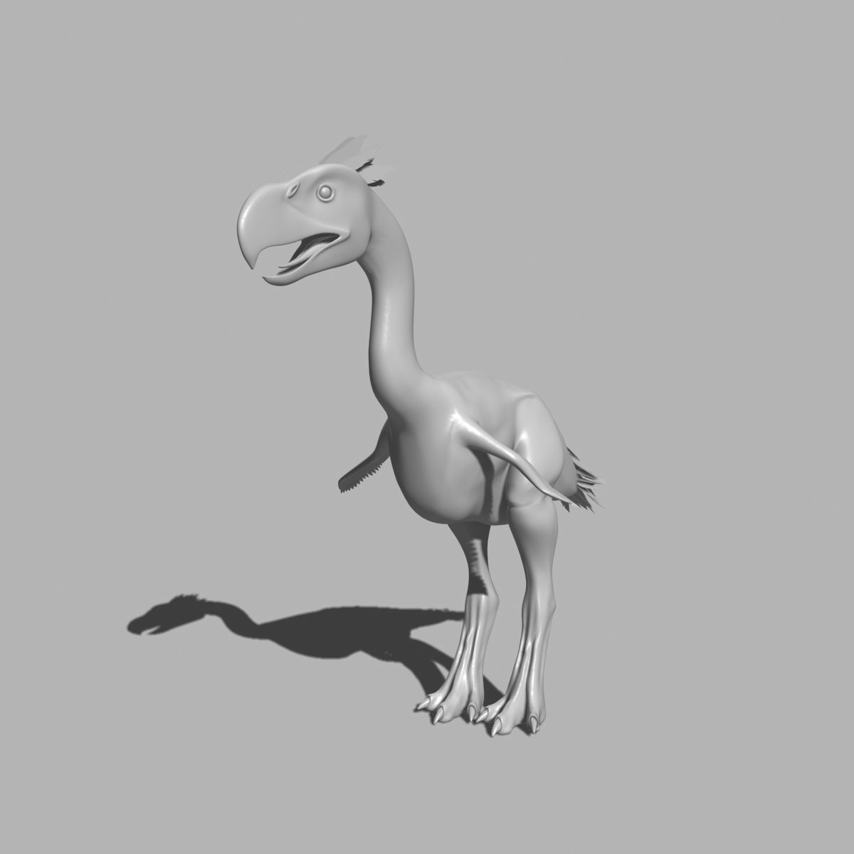 Terror Bird Phorusrhacos 3d model 3D model_13