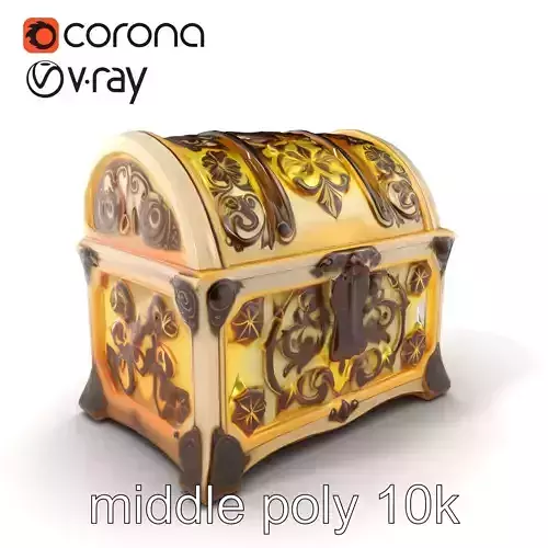 Intricate Spellbound Chest D Model Pack