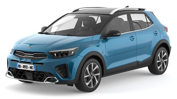 Kia Stonic GT-Line SUV 2021 3D model