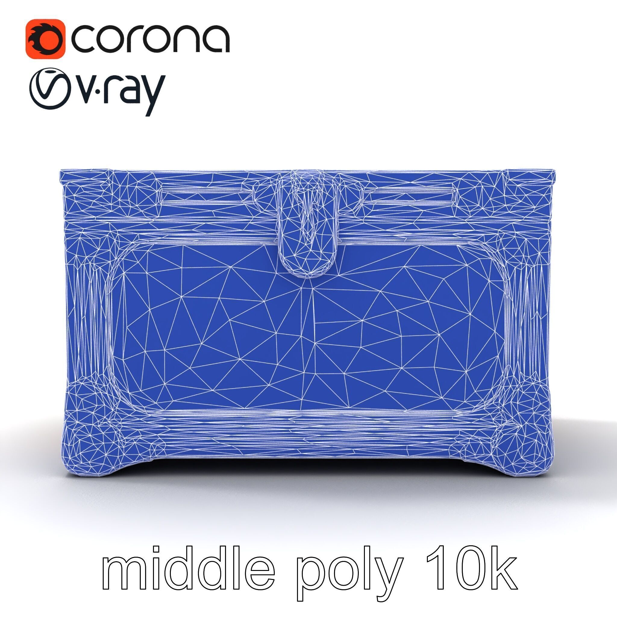 Arcane Chest Intricate Engraving Mystic Box model pack Low-poly 3D model_29