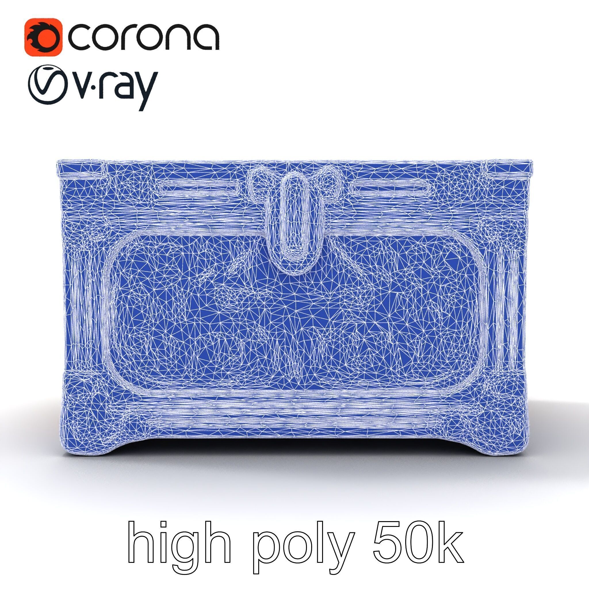 Arcane Chest Intricate Engraving Mystic Box model pack Low-poly 3D model_18