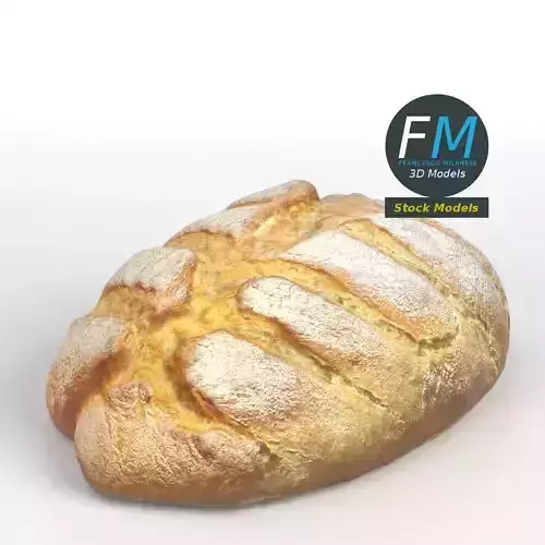 Homemade rustic bread 3