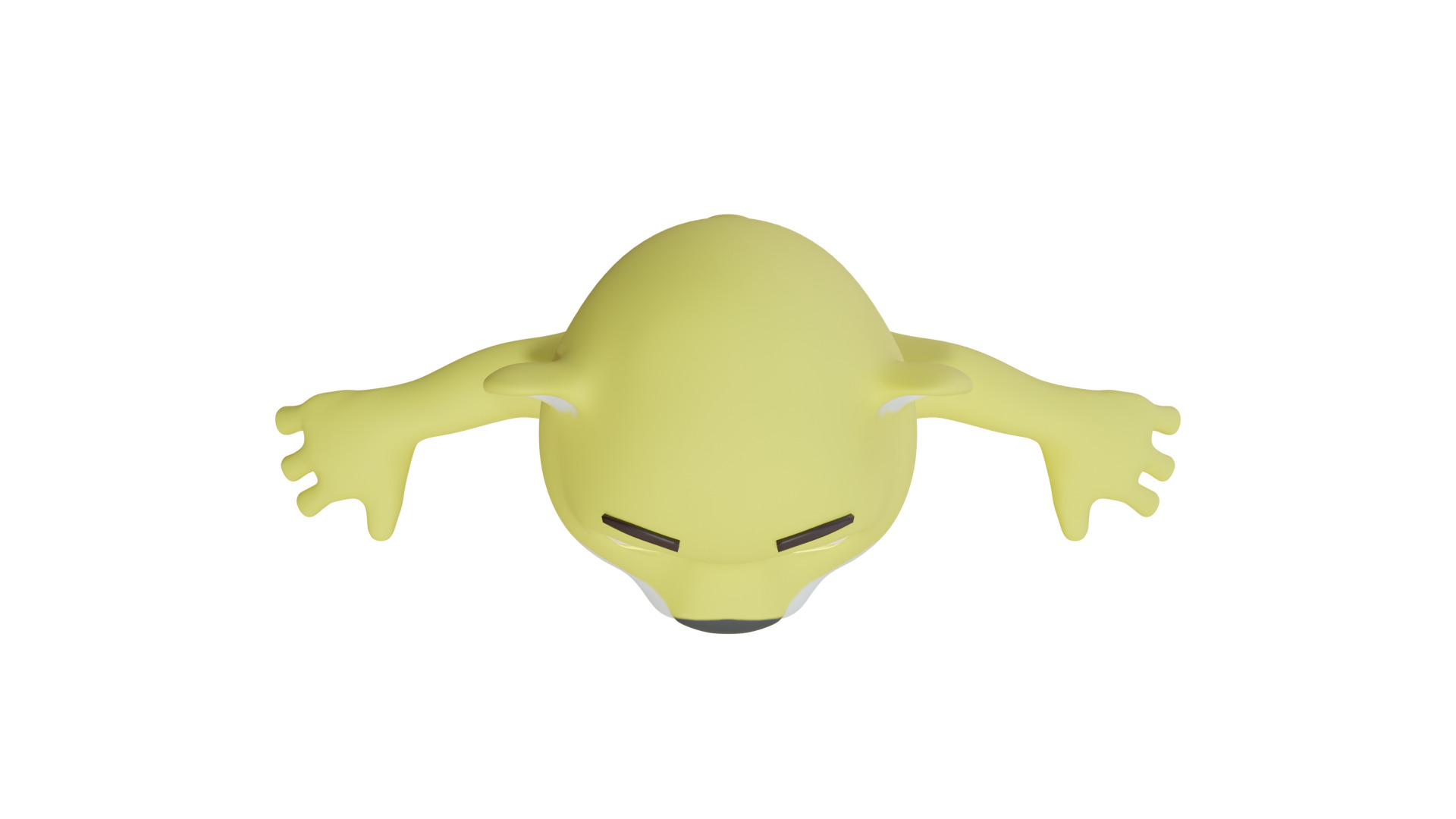 Cartoon Bear Fully Rigged Animated 3D Character 3D model_15