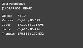 Cartoon Bear Fully Rigged Animated 3D Character 3D model_4