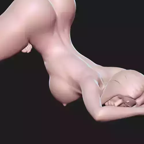 nude sexy girl jack o 3D print model