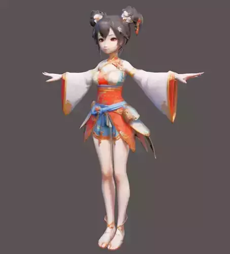 Traditional Chinese girl