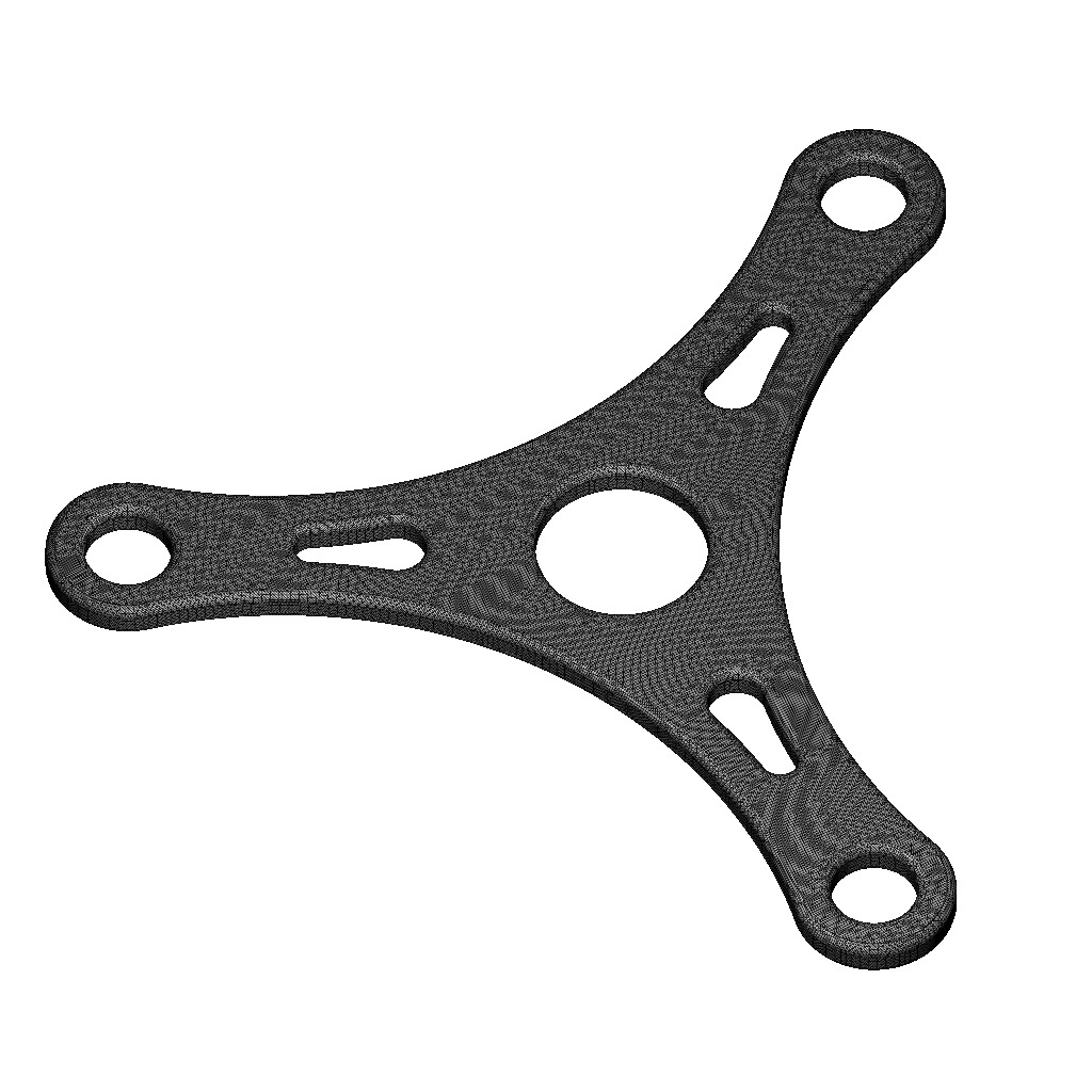 Bike Crank Arm Bracket 3D print model_3