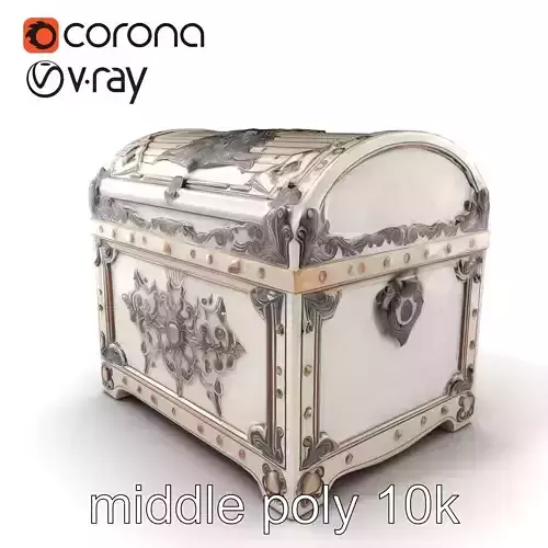 Ornate Decorative Chest D model pack