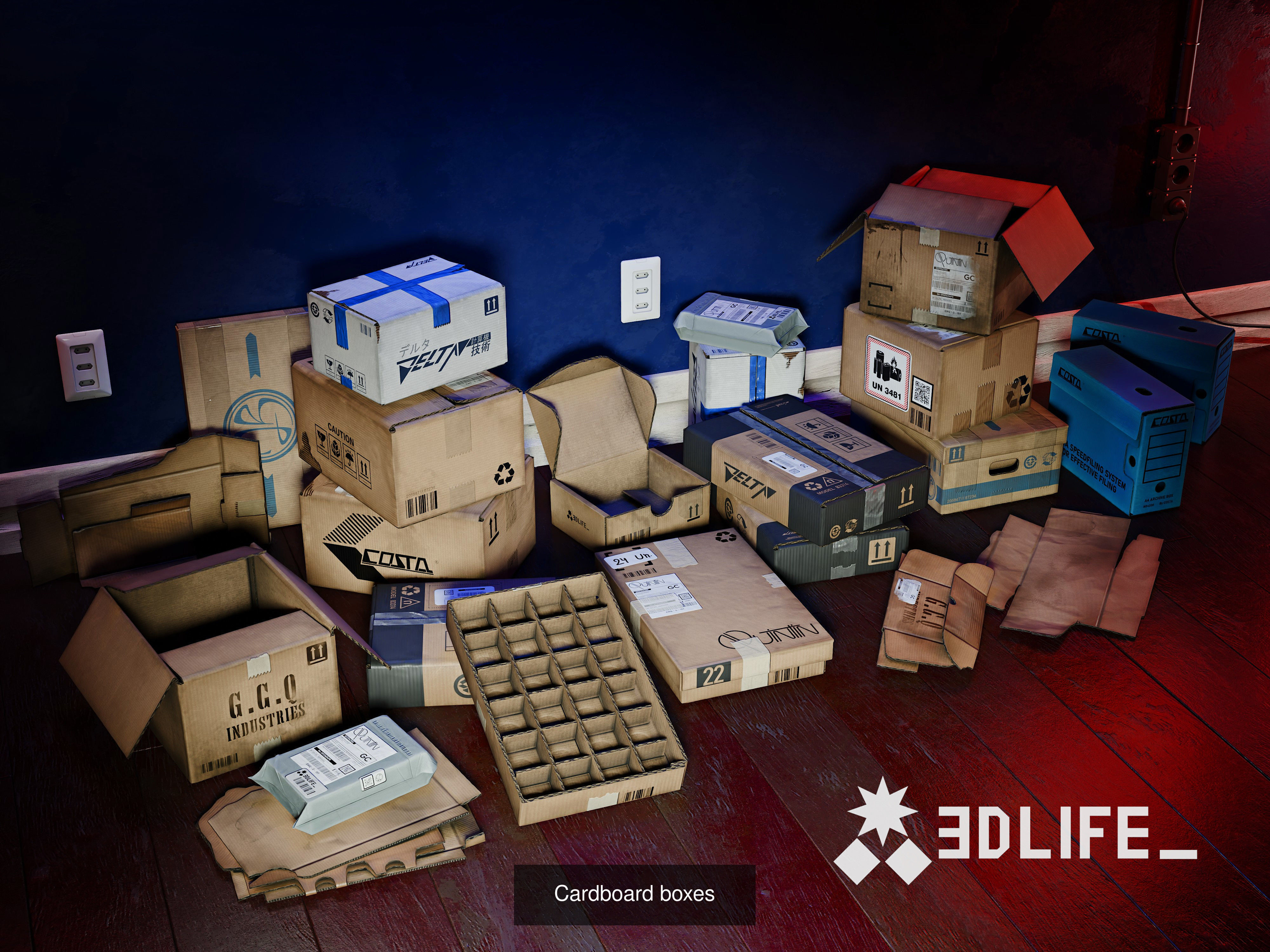 Office from 2000s 3D Model Collection_4