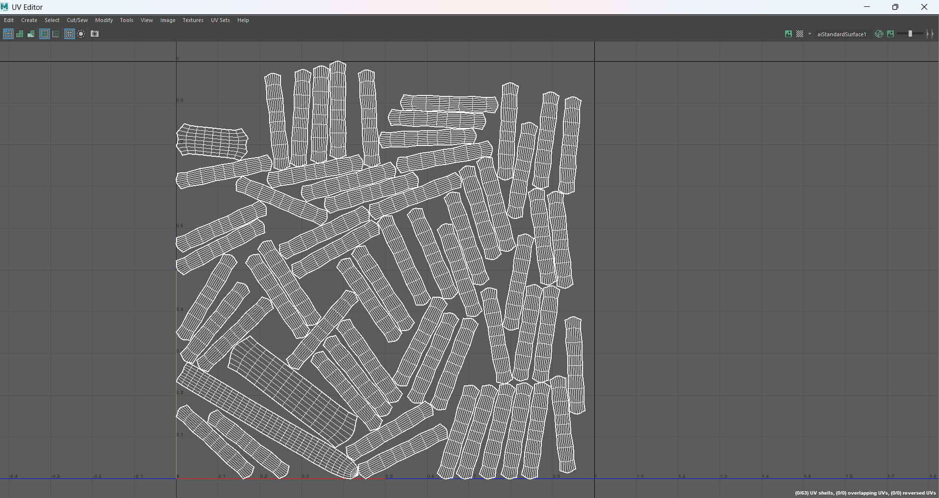 Rusty Chain Low-poly 3D model_6