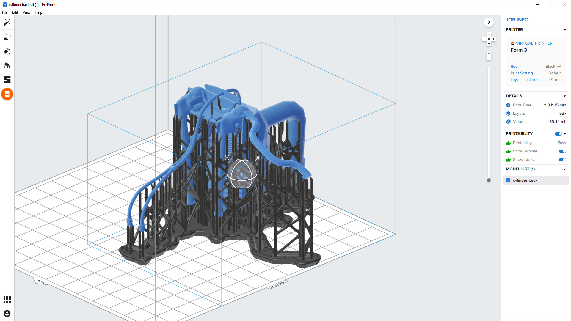 PW R1830 Radial Engine - Commercial license - 1-6 scale 3D print model_11