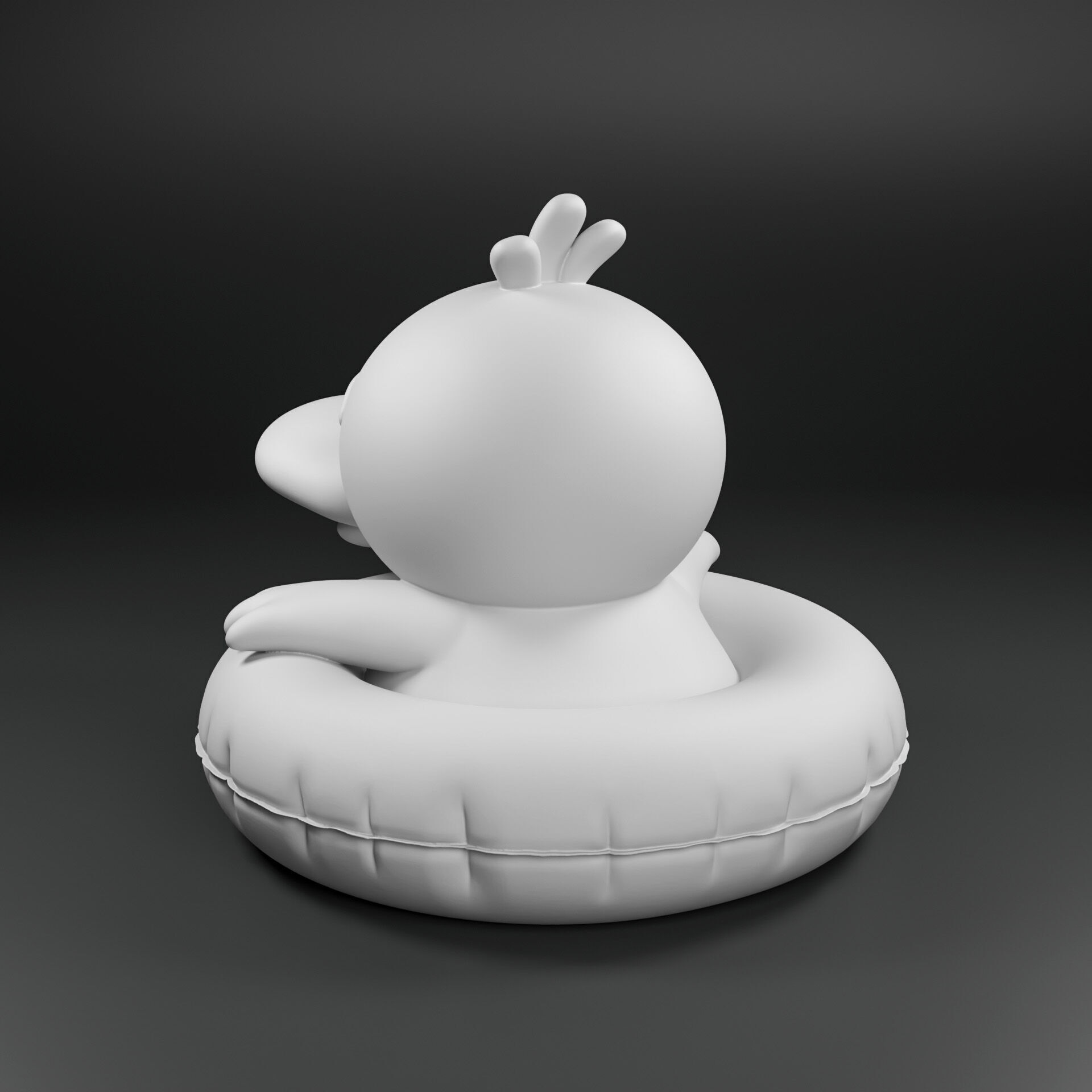 Swimming Psyduck - 3D Print Model 3D print model_3