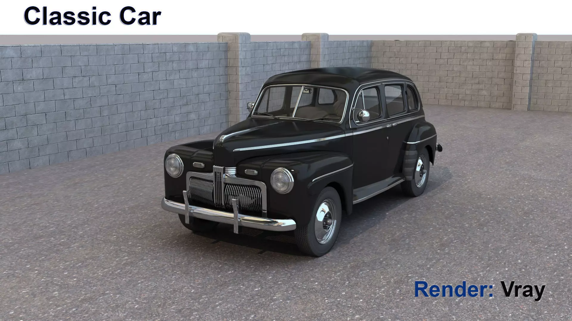 Classic Car 3D model