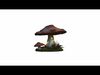 Glowing Mushroom Home Biomechanical 3d Render  3D model_1