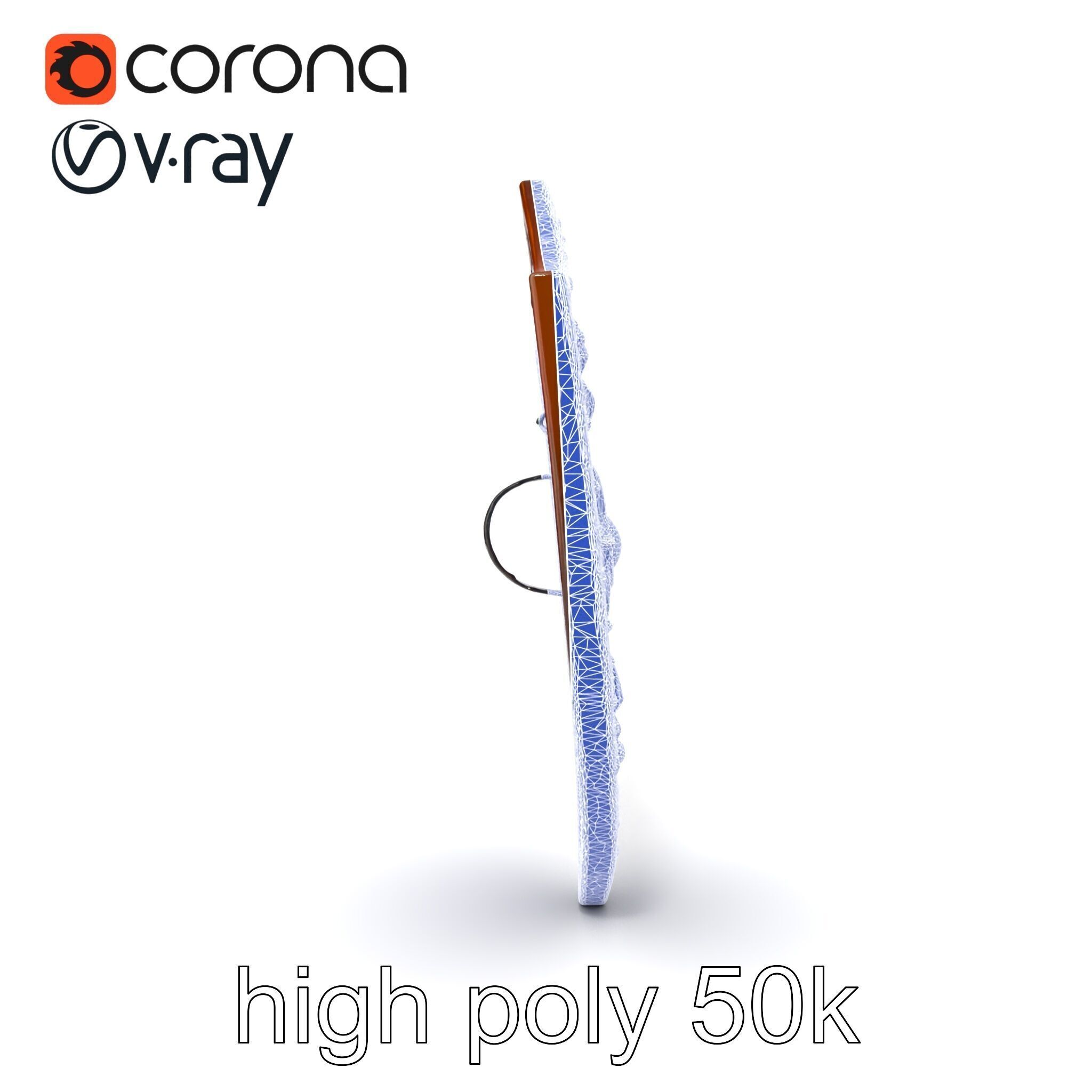 Enchanted Celestial Iron Shield model pack Low-poly 3D model_19