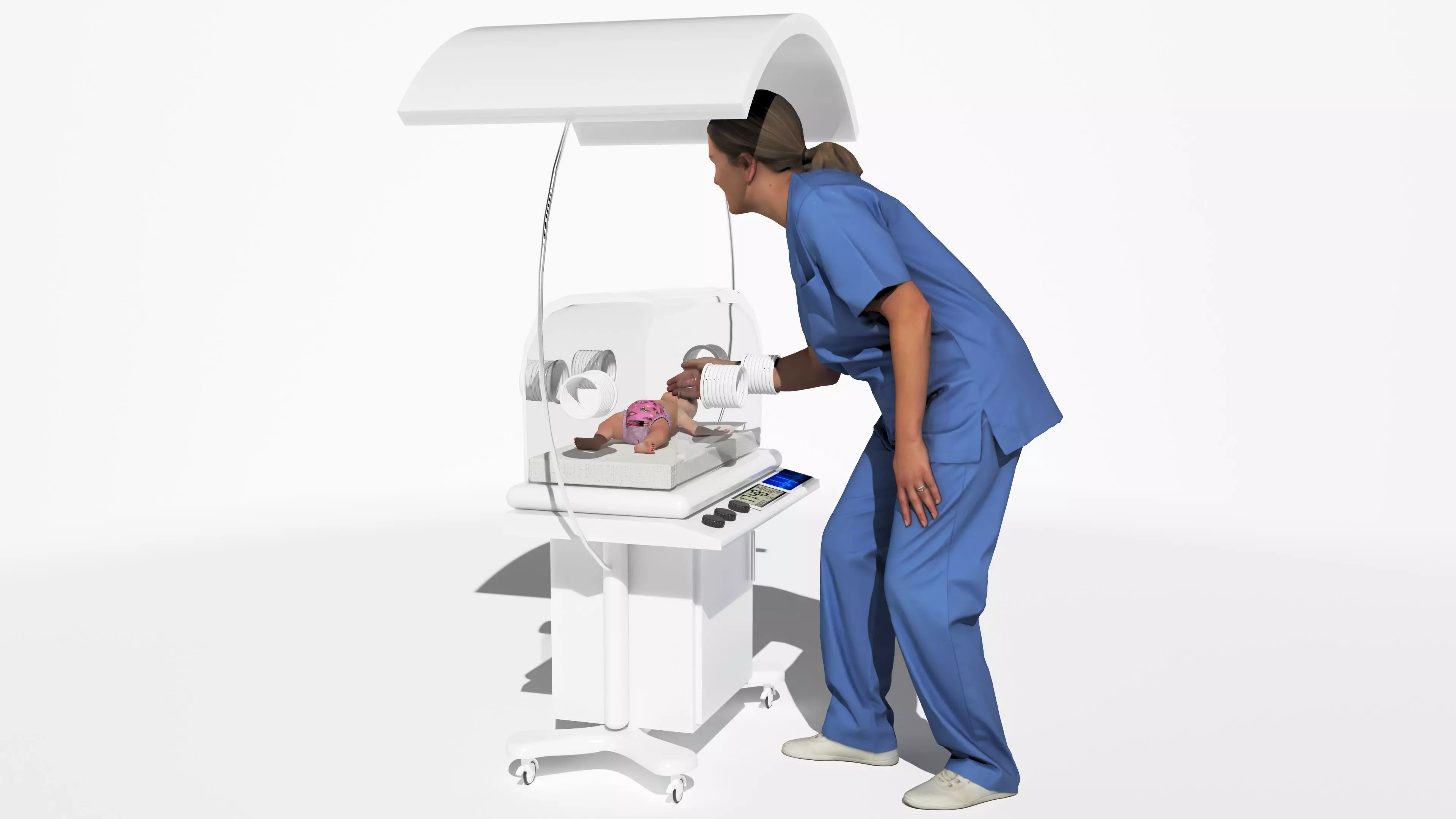 Infant Incubator 3D model