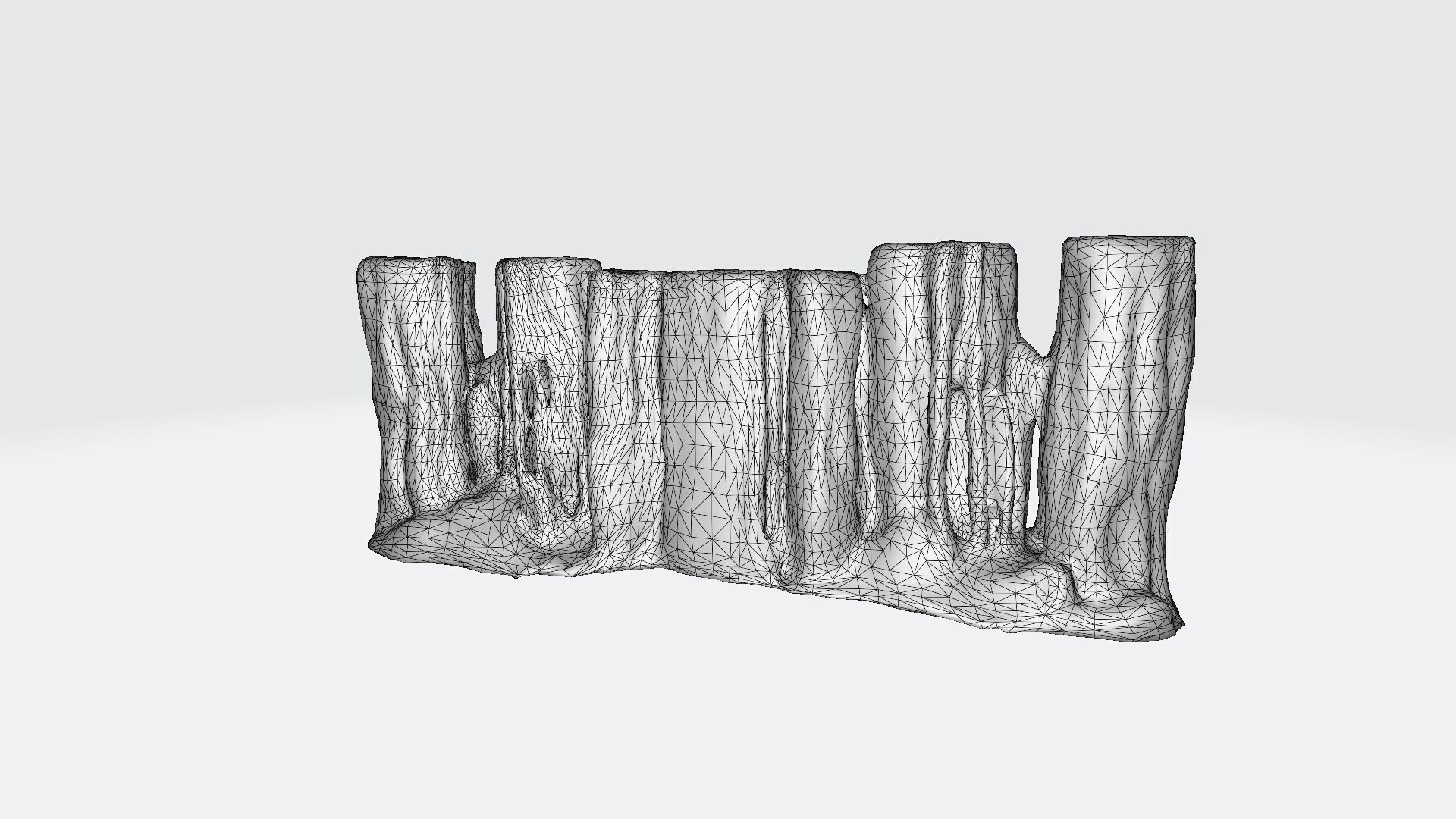 3d Render Holographic Glacier Barrier 3D model_6