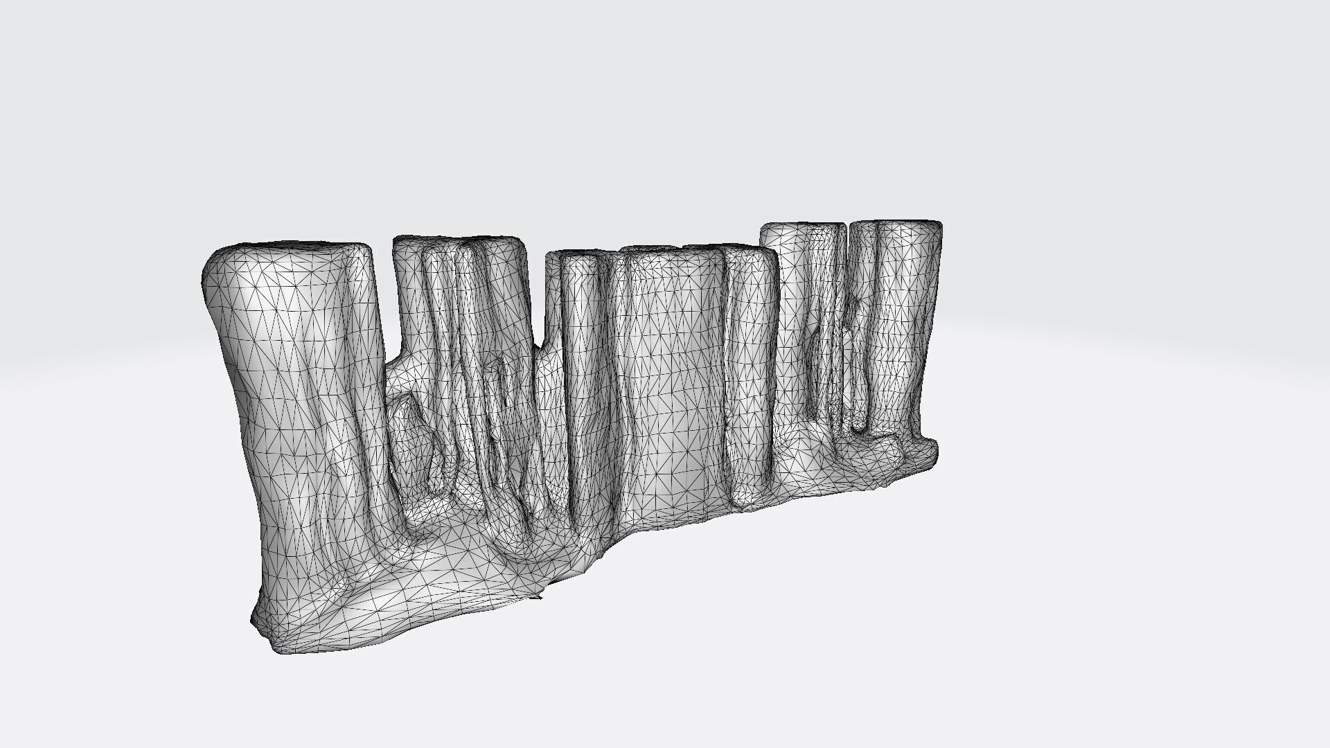 3d Render Holographic Glacier Barrier 3D model_7